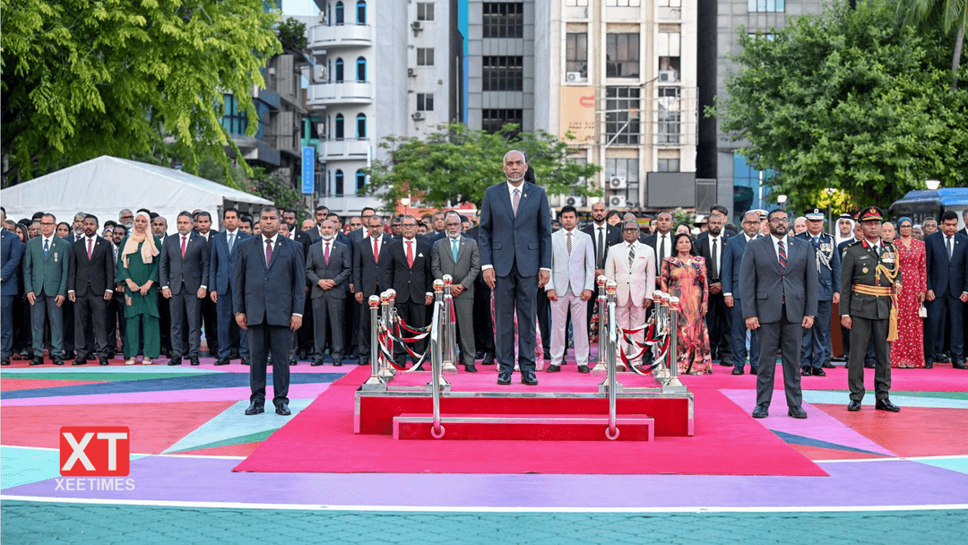 ފޮޓޯ: ދިވެހި ރާއްޖޭގެ 60 ވަނަ މިނިވަން ދުވަހުގެ ދިދަނެގުމުގެ ޚާއްސަ ރަސްމިއްޔާތު