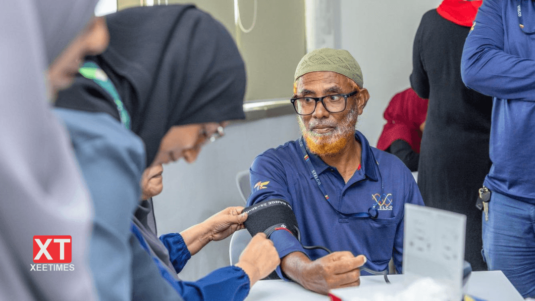 ފޮޓޯ: ސްޓެލްކޯގެ މުވައްޒަފުންގެ ސިއްހީ ހާލަތު ދެނެގަތުމަށް ކުރިއަށްގެންދިޔަ ހެލްތު ސްކްރީނިންގ ހަރަކާތް