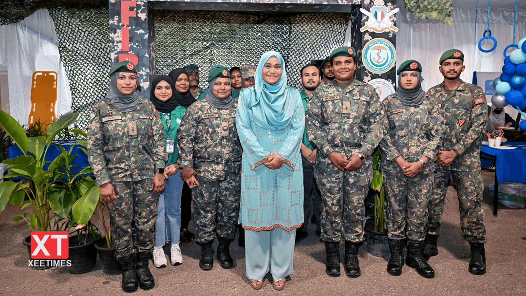 ފޮޓޯ: "ދުޅަހެޔޮ ޖީލަކަށް އެންމެން އެކުގައި" މި ޝިއާރުގެ ދަށުން ކުރިއަށްގެންދާ ހެލްތު އެކްސްޕޯ 2025