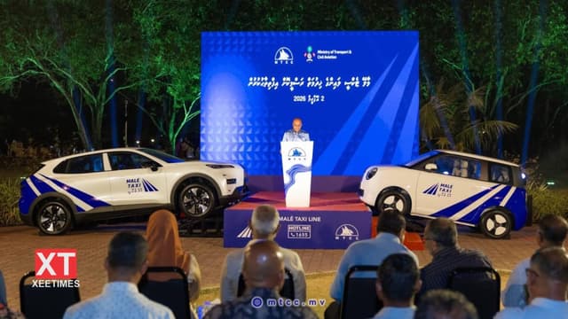 ފޮޓޯ: މާލޭ ޓެކްސީ ލައިންގެ ޚިދުމަތް ފެށުން